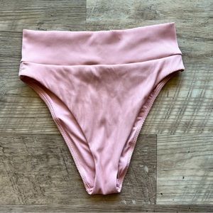 Aerie Ribbed High-Waisted Cheeky Bikini Bottoms